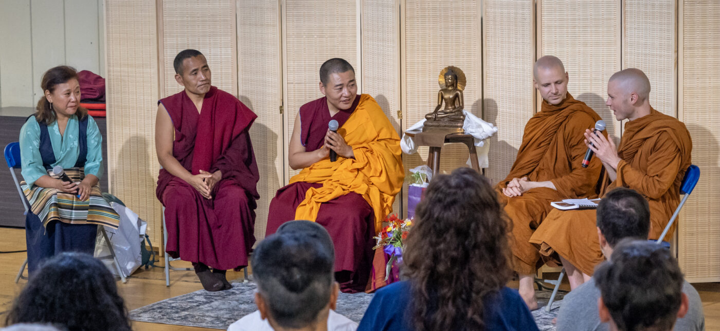 Venerable Yangten Rinpoche gives a Dhamma Talk and discusses interdependent emptiness with the Clear Mountain monastics