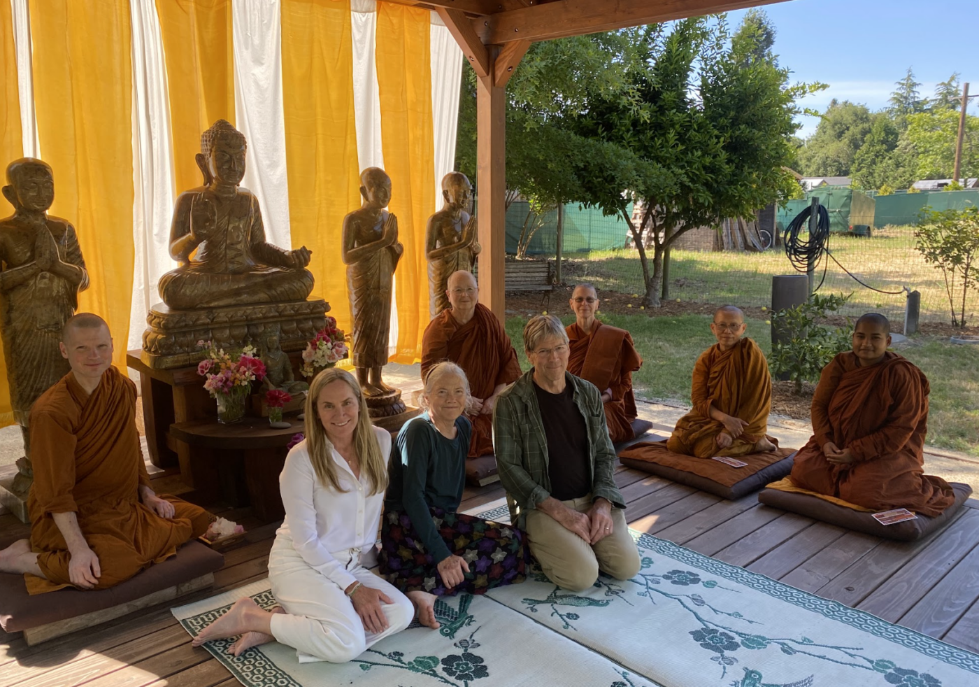 A beautiful day at Dhammadharini Monastery