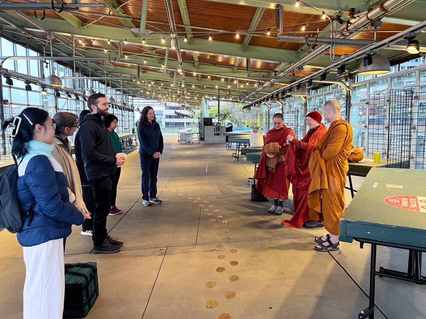 Sunday alms round in Seattle